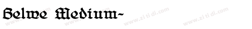 Belwe Medium字体转换